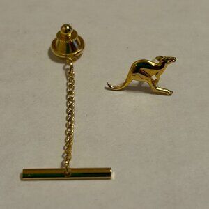 Gold Coloured Kangaroo Tie Pin